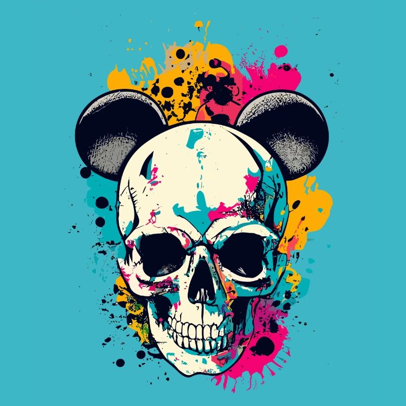 Skull with Mouse Ears Skull