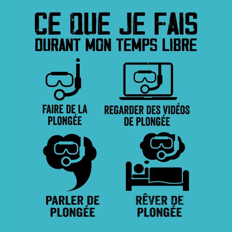Ce Que Je Fais Durant Mon Temps Libre Plongée