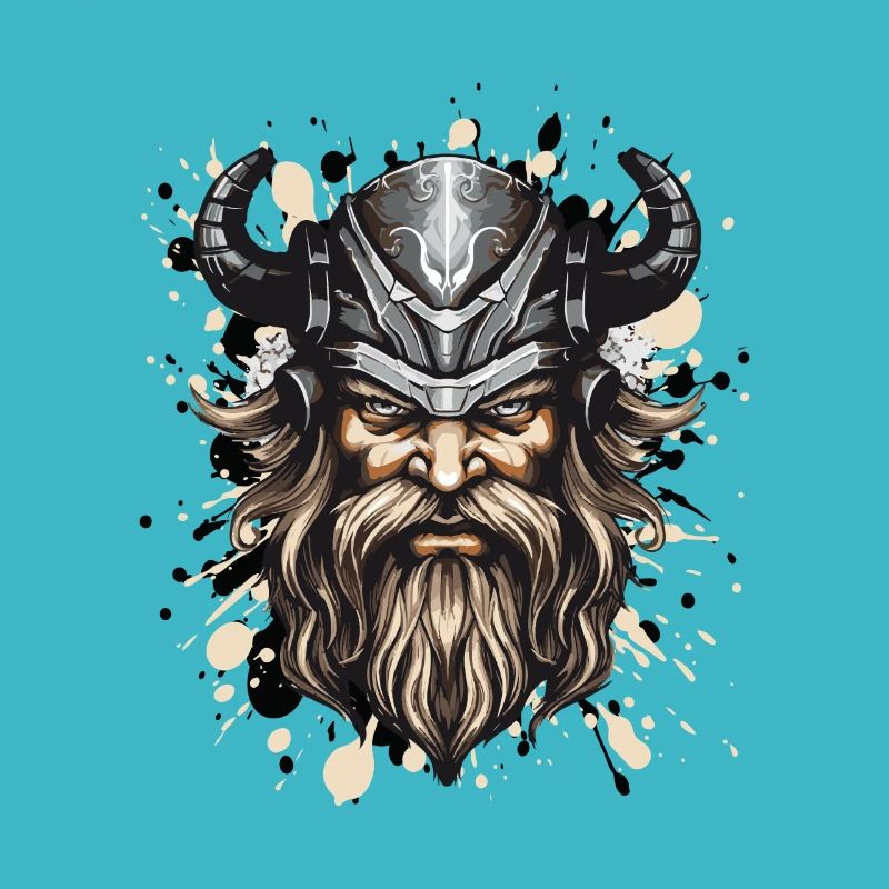 Viking Head Helmet Odin