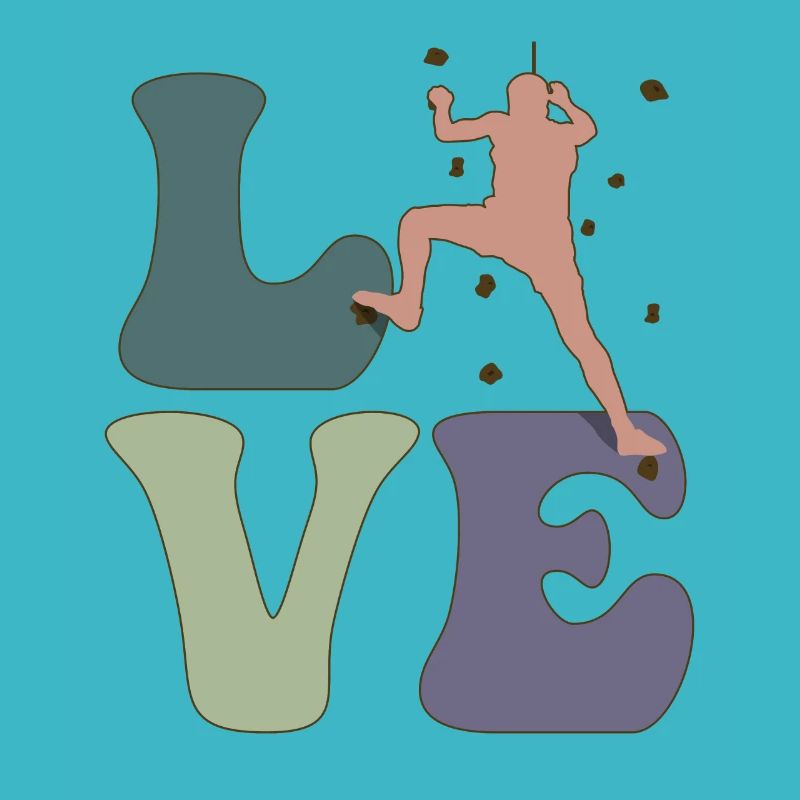 LOVE Wall Climbing Mur d’intérieur Grimpeur de bloc