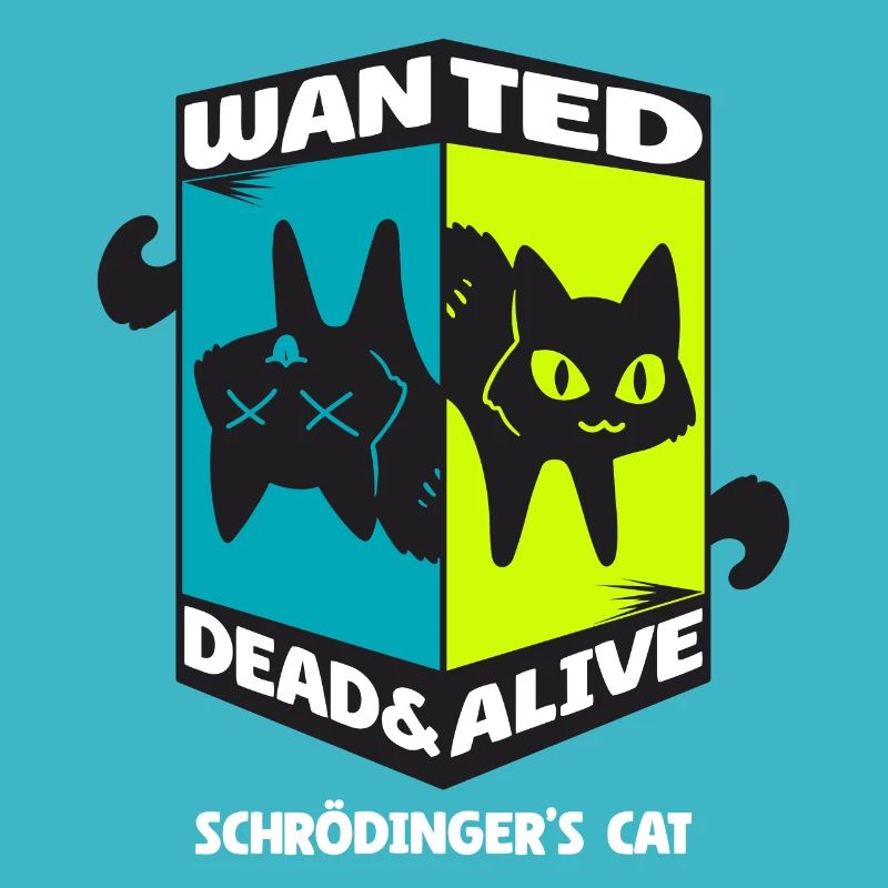 Physique Quantum Nerd Dead Alive Le chat de Schrödinger