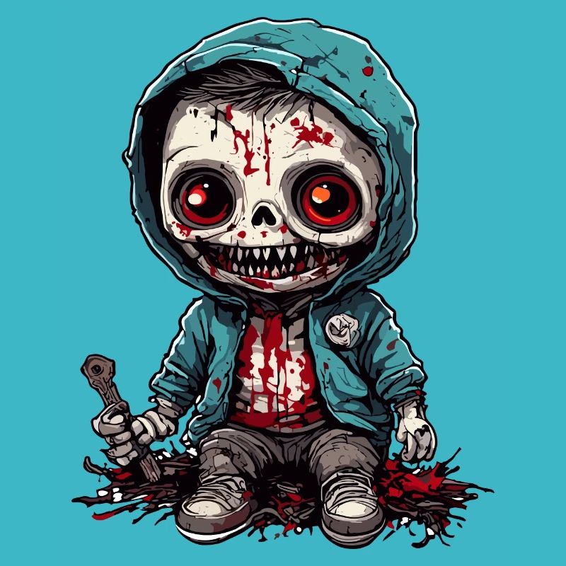 Horror Doll / Halloween / Creepy / Dark