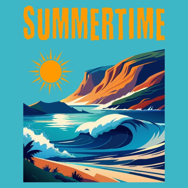 Summertime - schönes Sommerdesign