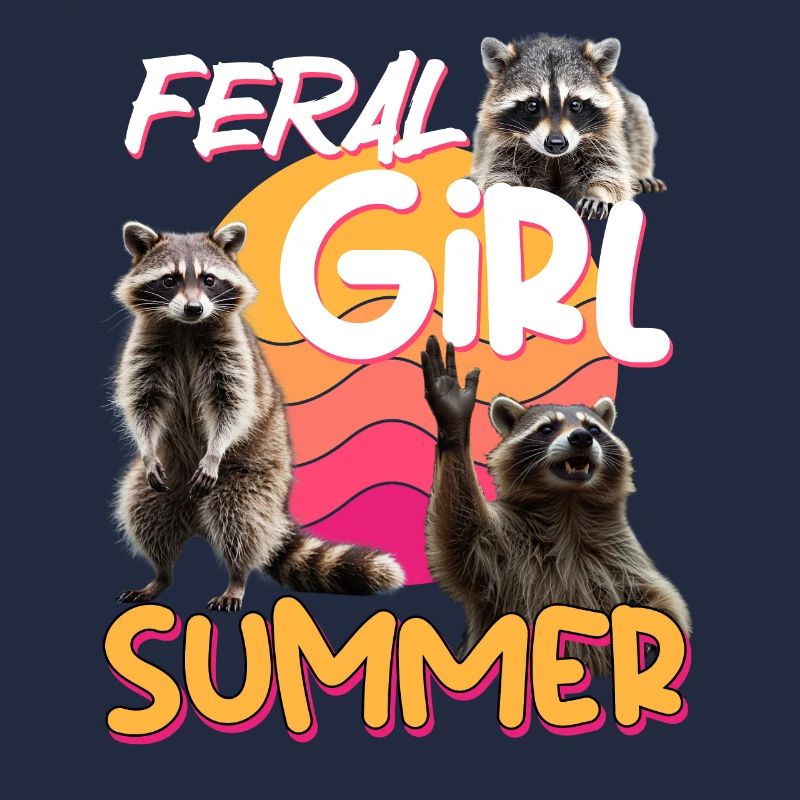 Lustiges Opossum Wilder Mädchenfeier Urlaub Sommer