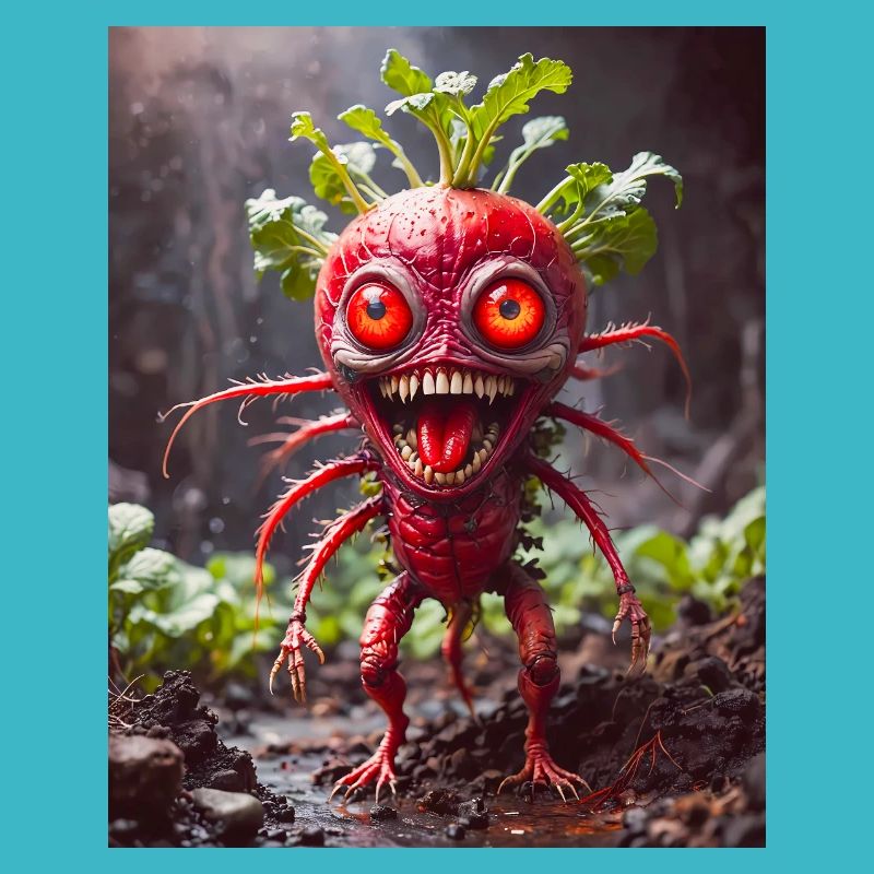 vegetables downfall Apocalypse Monster evil radish