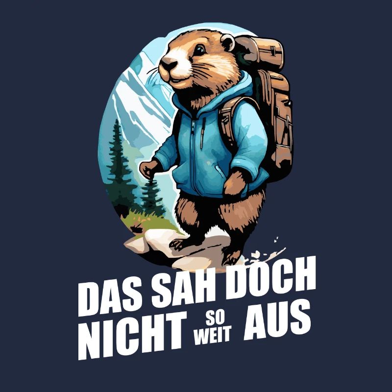 Murmeltier Wanderspruch wandern Berge so weit