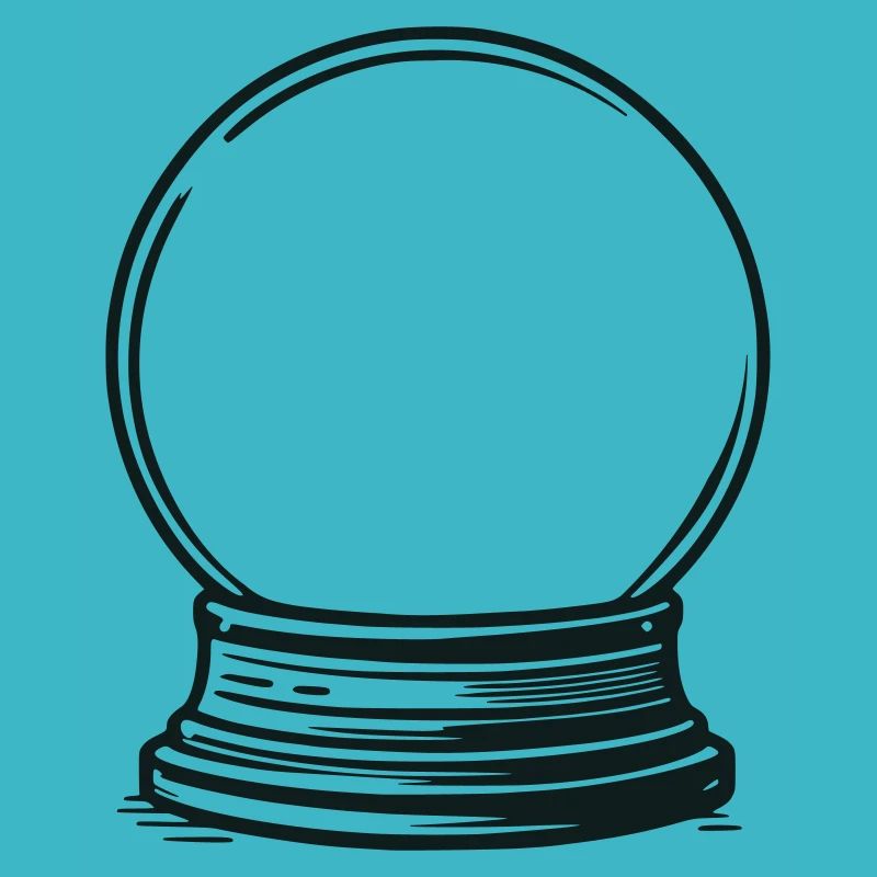 Snow globe empty
