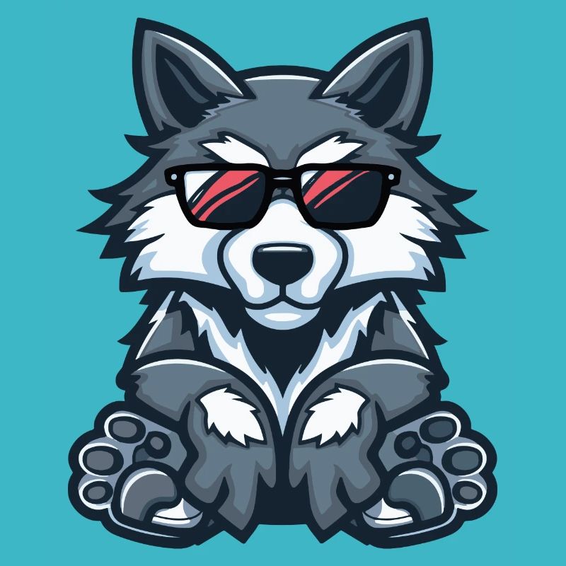 Wolf Comic Cool