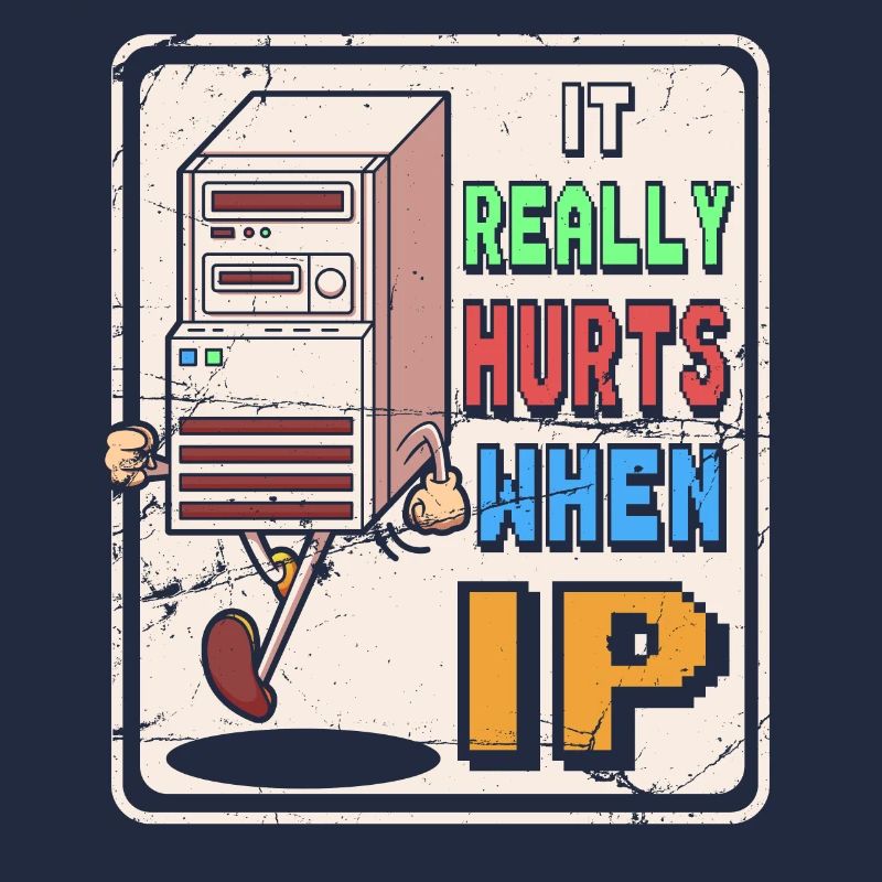 Lustiger Spruch "It Burns when i Pee"!