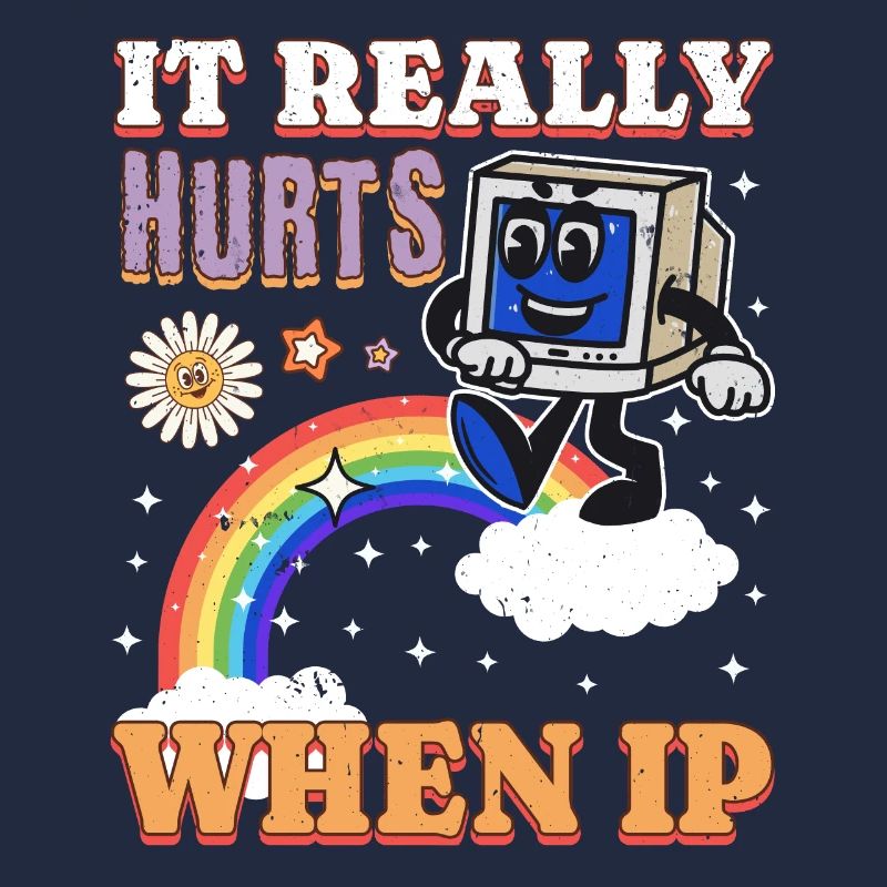 Lustiger Spruch "It Burns when i Pee"!