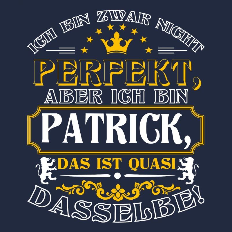 PATRICK drôle pour la journée du nom avec le nom du nom