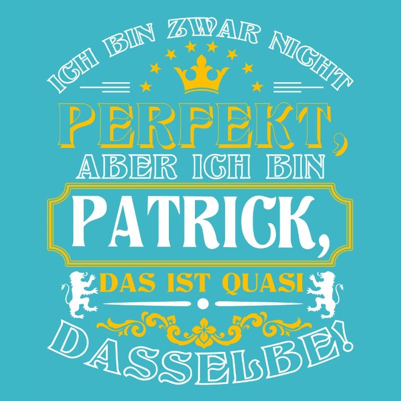 Funny PATRICK for Name Day with Name Name