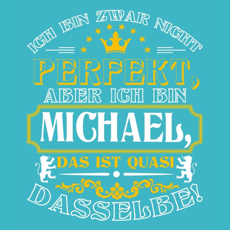 Funny MICHAEL for Name Day with Name Name