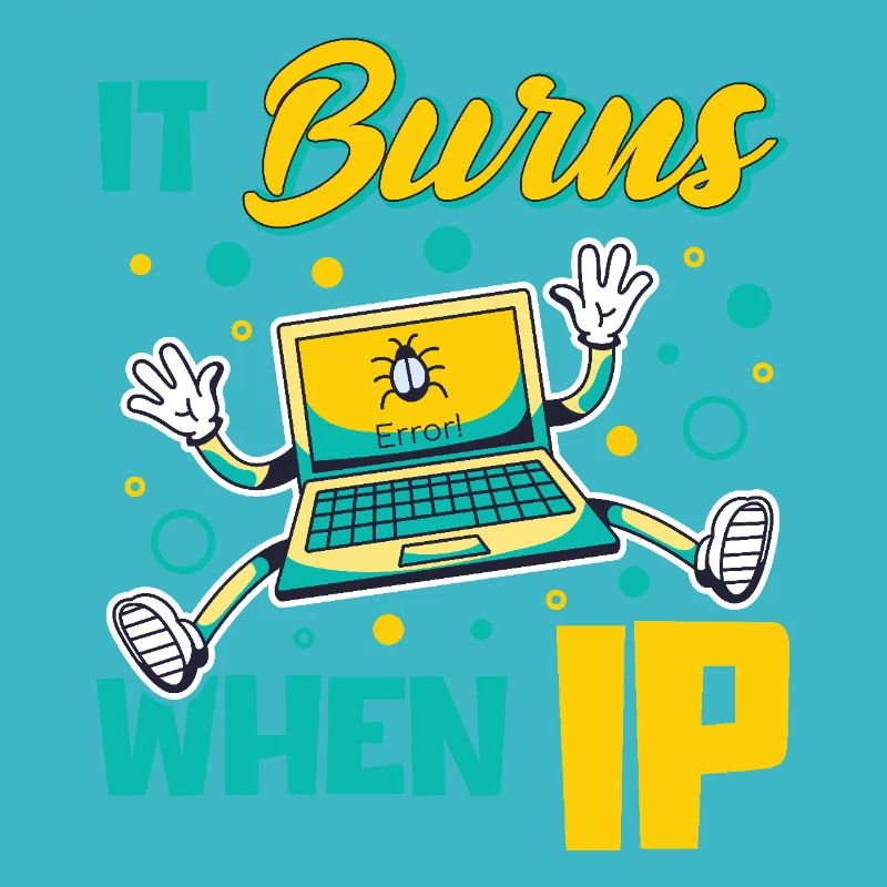 Funny saying "It Burns when I Pee"!