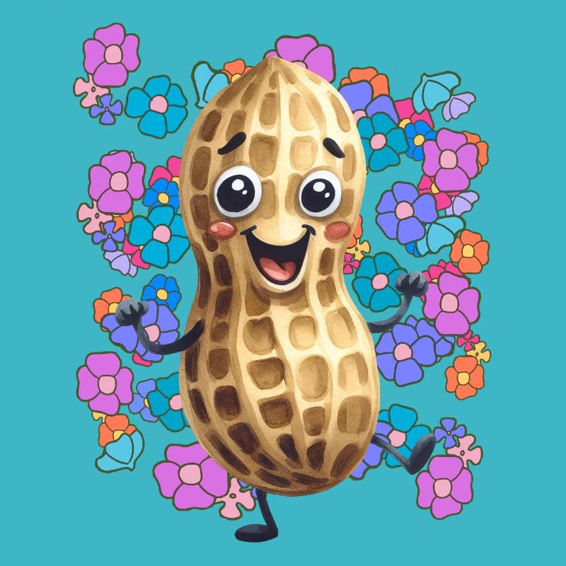Peanut Nature Lover Summer Flowers Dance Nut