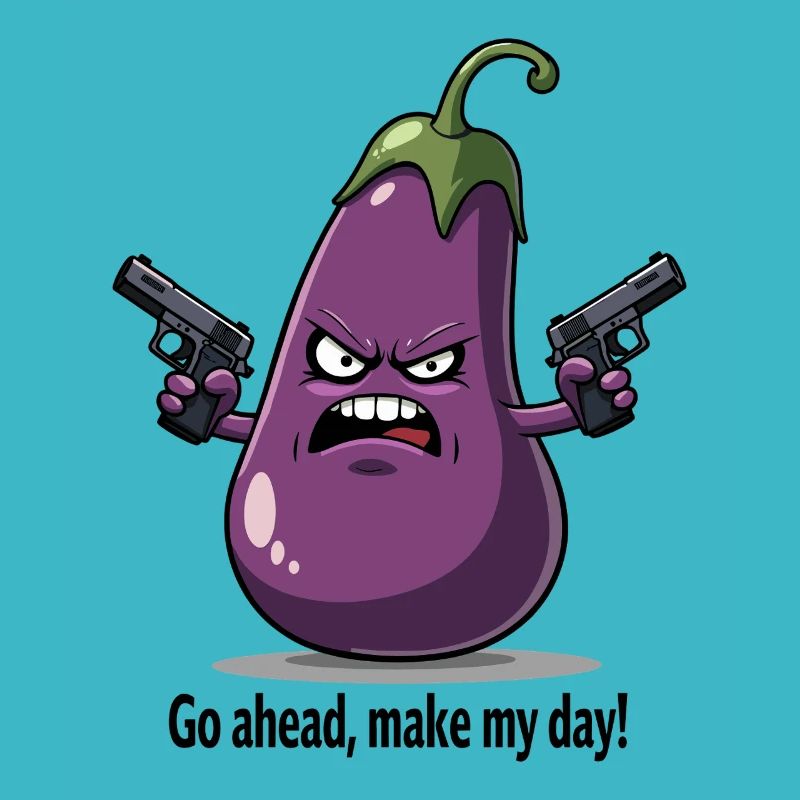 Badass Aubergine – Go Ahead, Make My Day