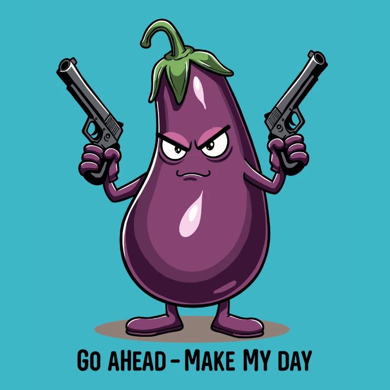 Badass Aubergine – Go Ahead, Make My Day