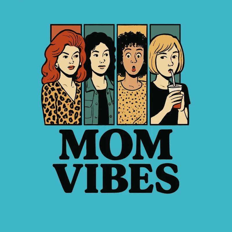 Mama Vibes – Retro Comic Style