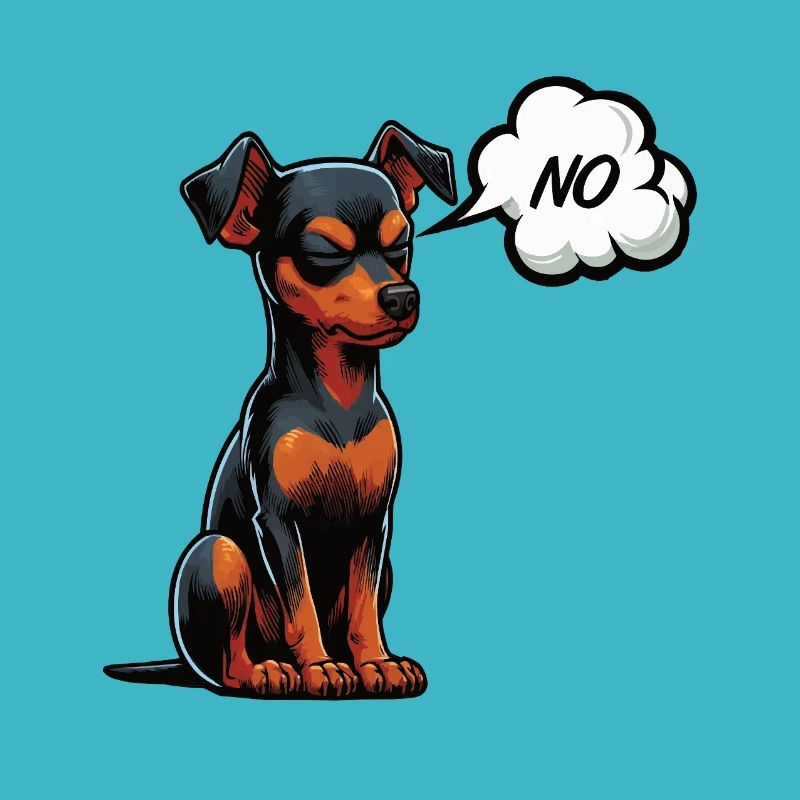 Pas de Pinscher miniature Pinscher Propriétaire de Pinscher