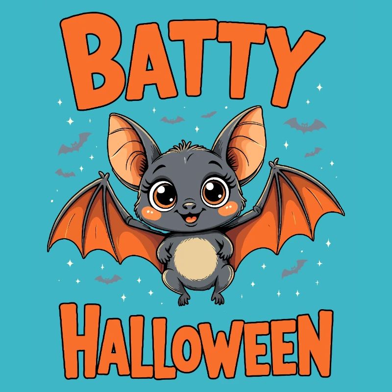 Bat Halloween Batty Halloween Funny Cute