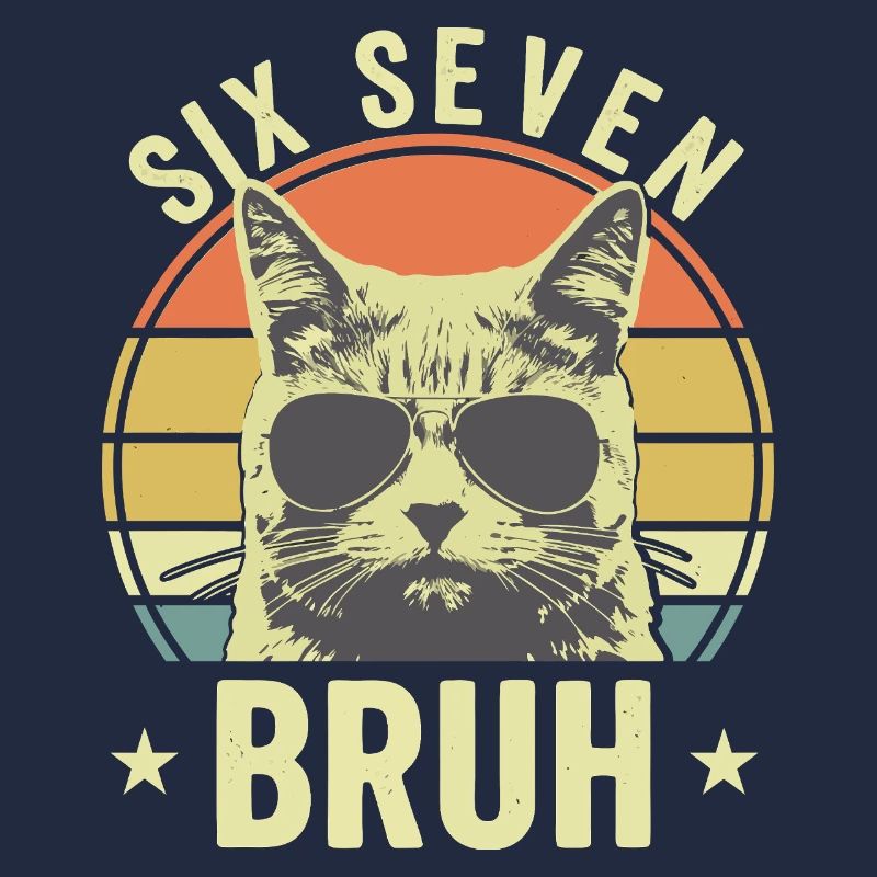 Funny 67 Bruh Cat Meme