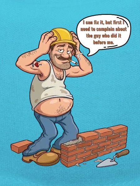 Humor-Builder: Der meckernde Profi