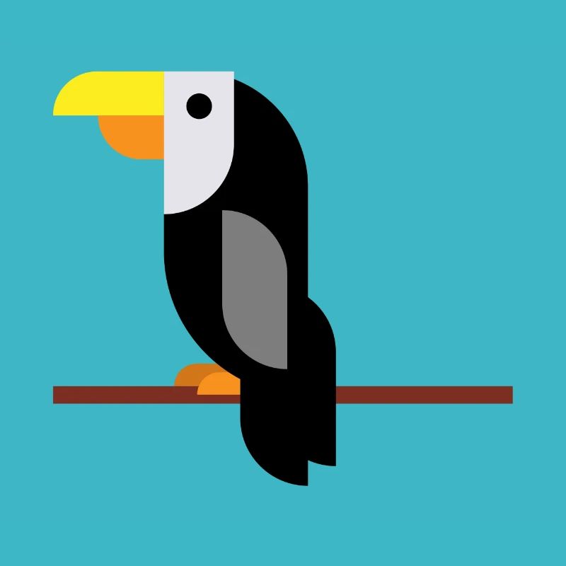 Toucan sur branche