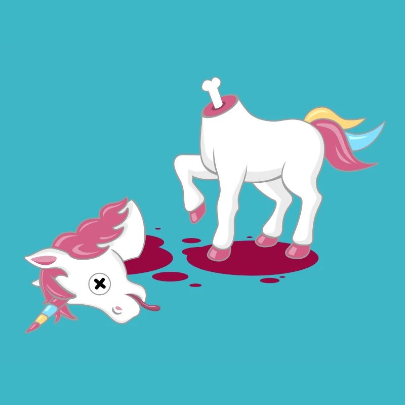 Totes Einhorn Killer Anti Trend Sarkasmus Ironie