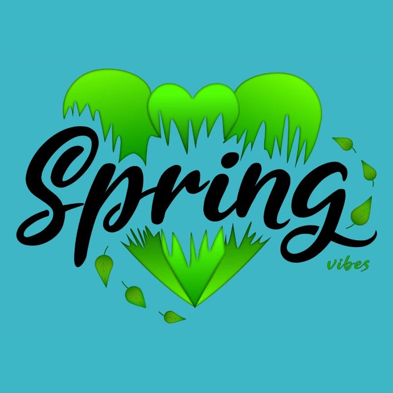 Spring Beginning of Spring Hearts