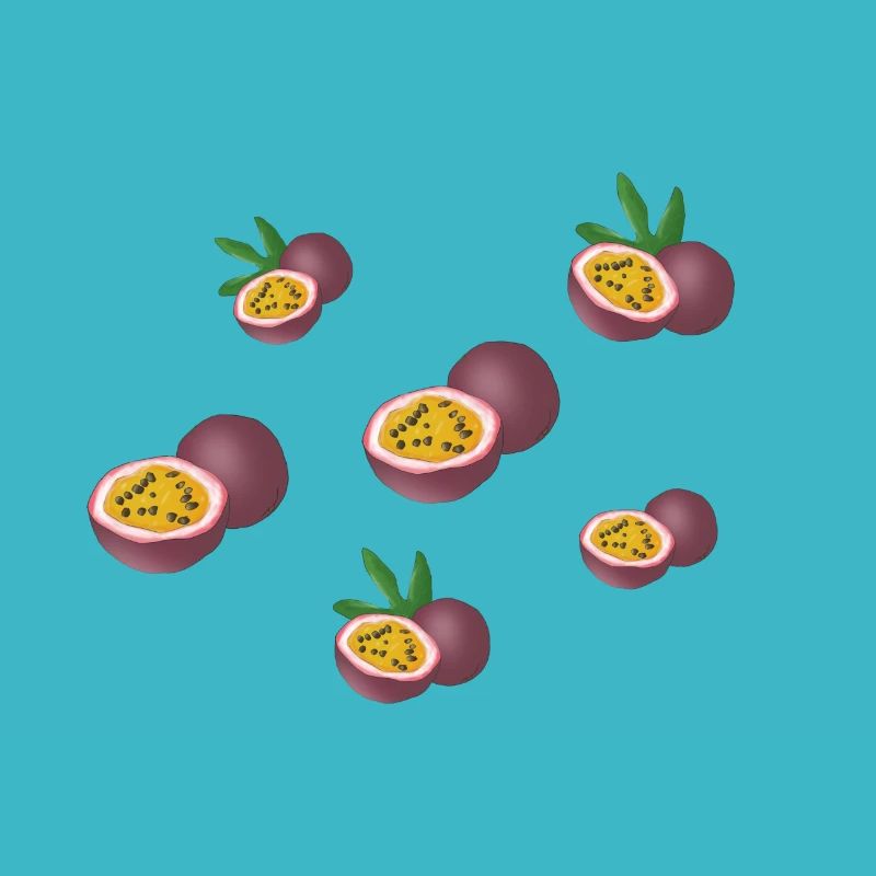 Passion fruit pattern