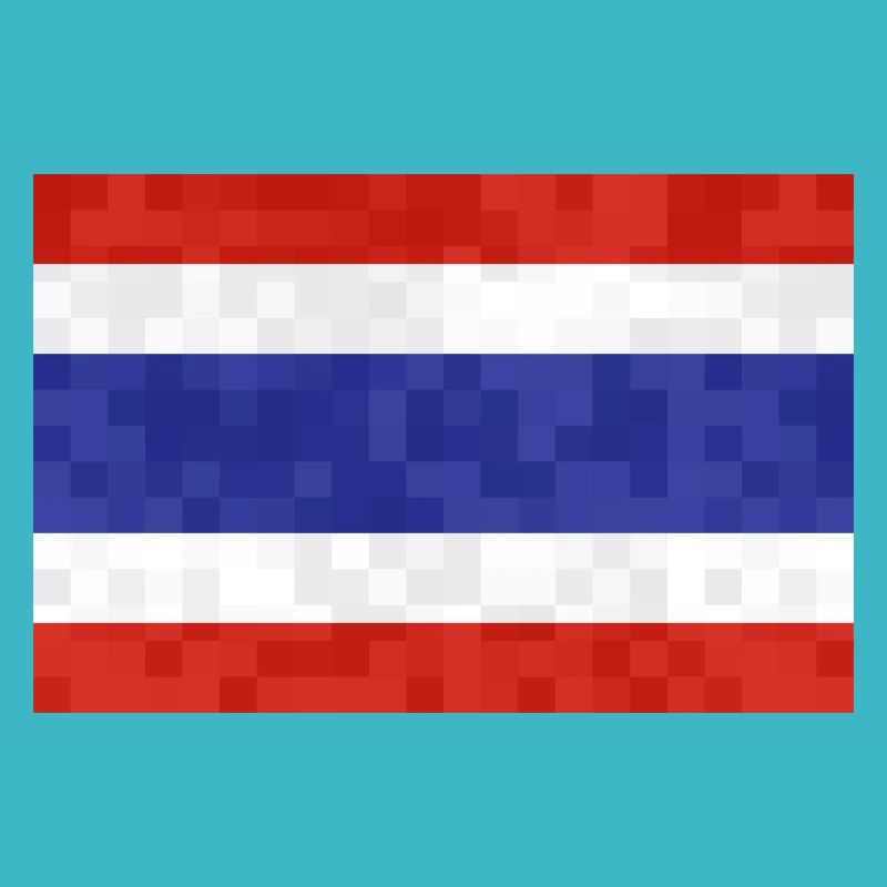 Thaïlande Drapeau Thaïlandais Drapeau utilisé Look