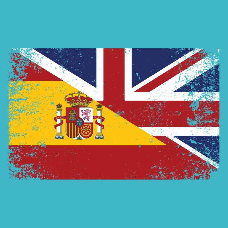 Inglaterra España Bandera Inglesa Gran Bretaña