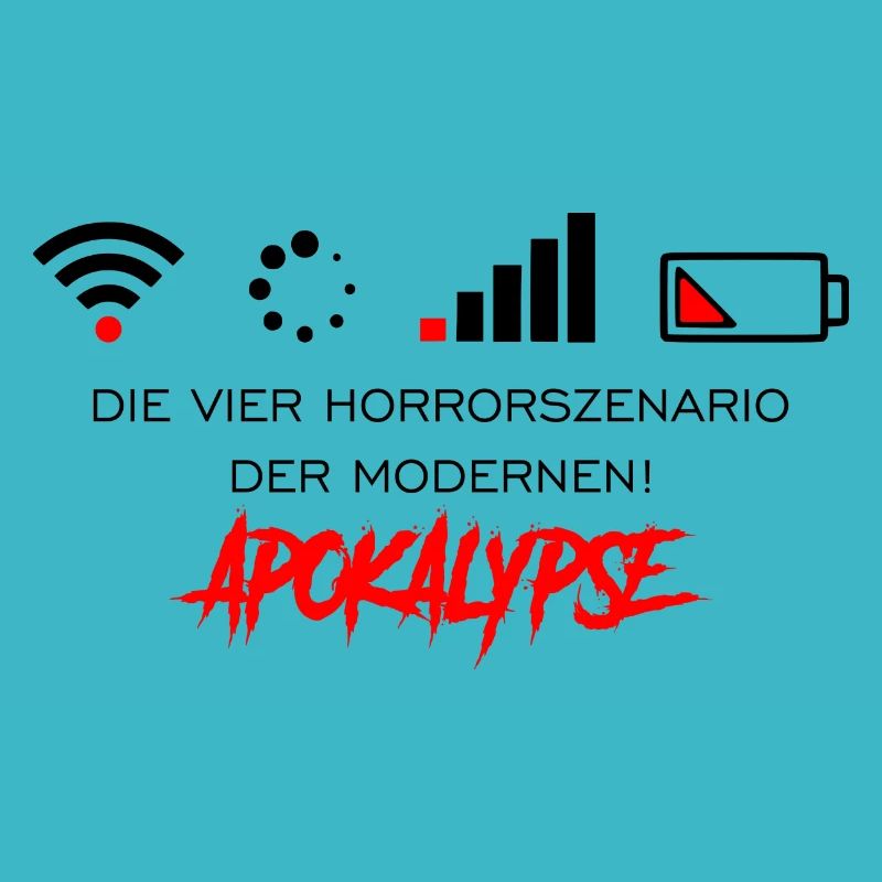 Apokalypse - WLAN - Internet - Akku aus