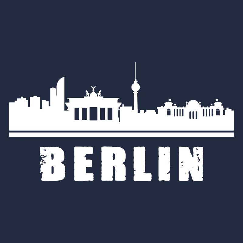 Berlin Skyline Germany Souvenir Berliner