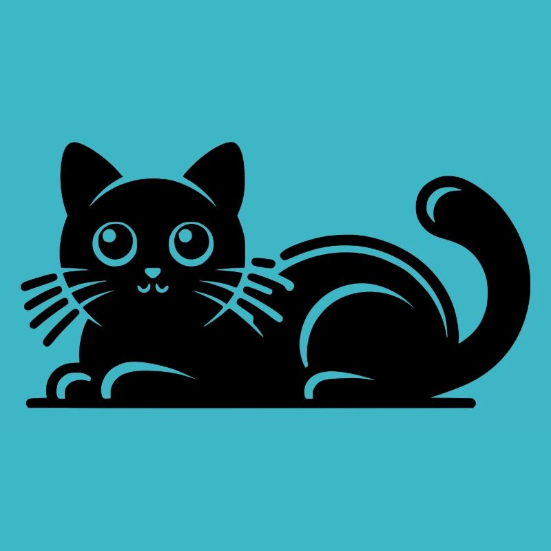 Dessin de chat mignon