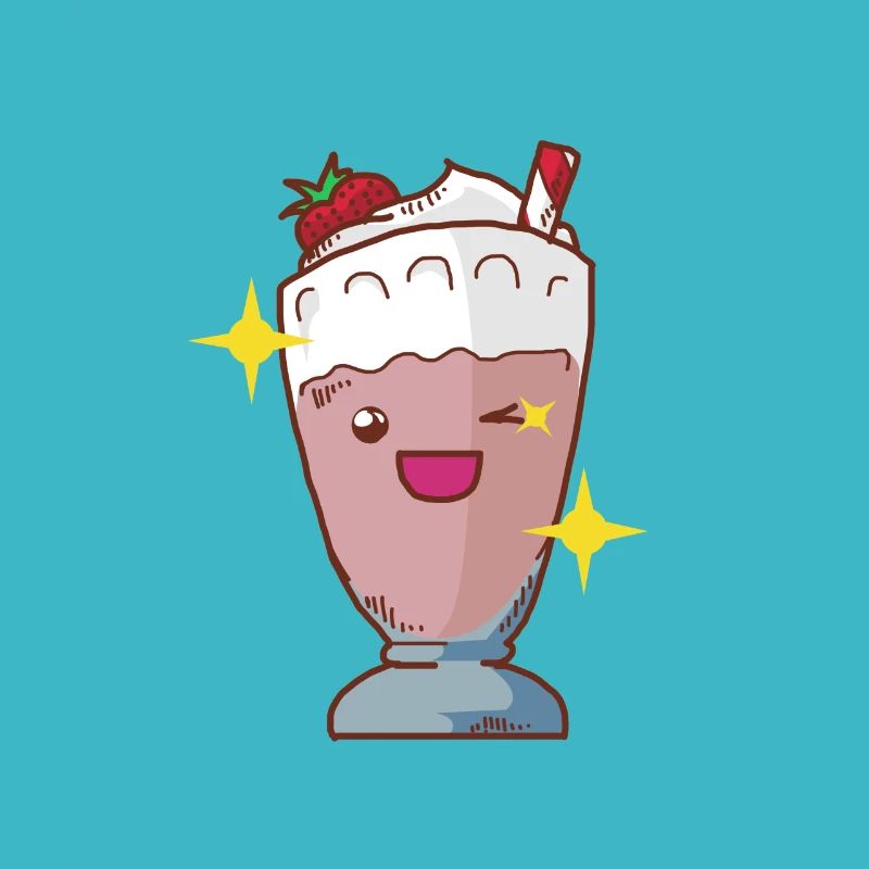 Milchshake Erdbeershake Erdbeermilchshake Shake