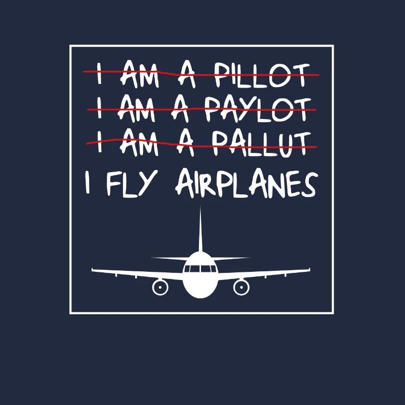 I fly planes pilot gift