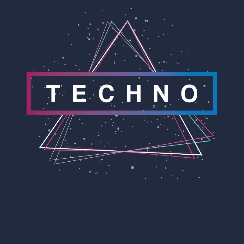 Techno triangle rave
