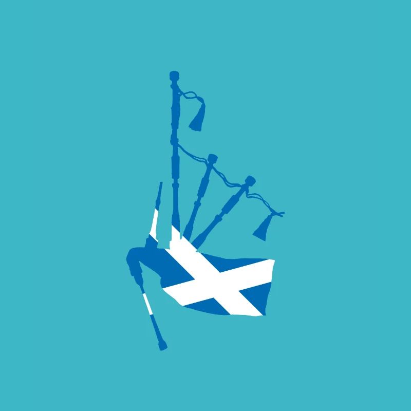 Cornemuse et drapeau écossais