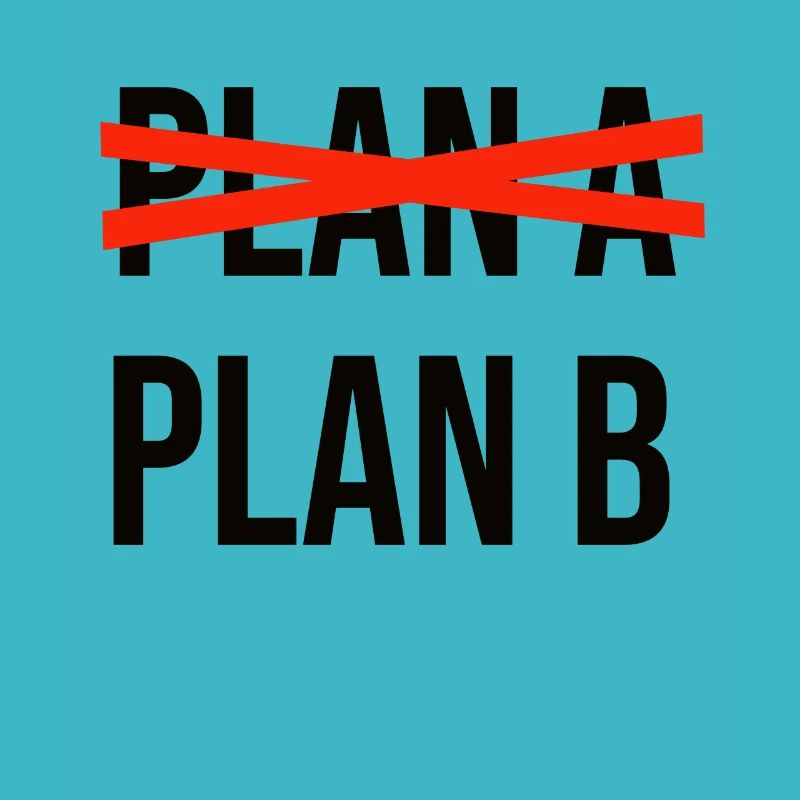 Plan A Plan B black