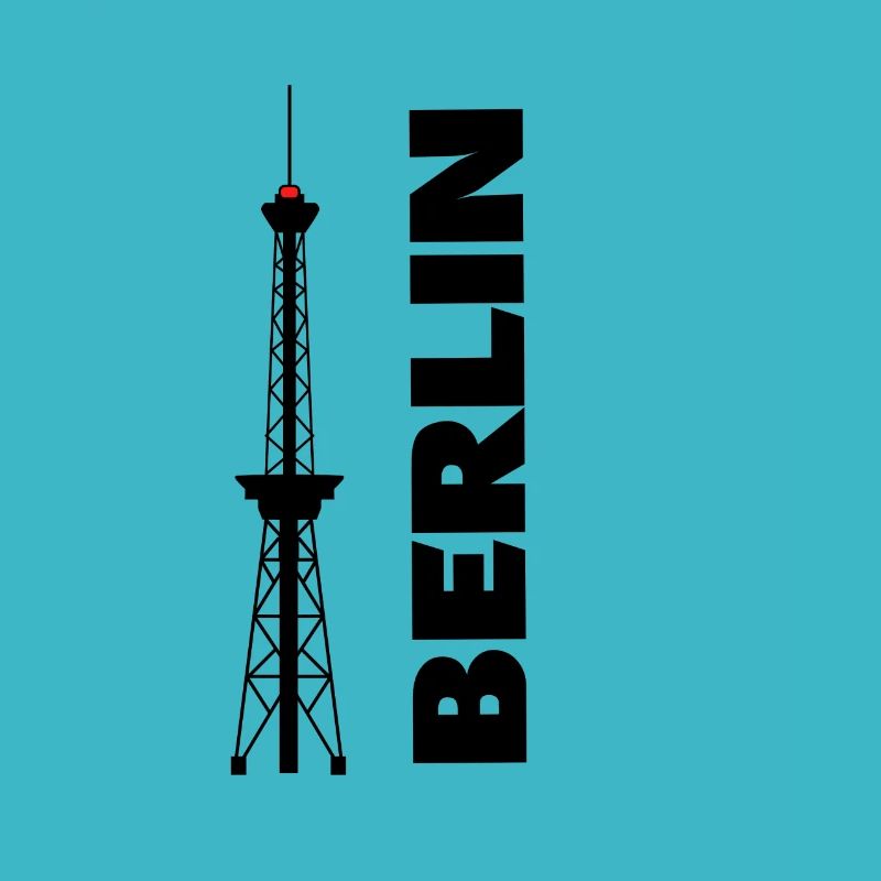 Berlin Germany Skyline Capital Gift