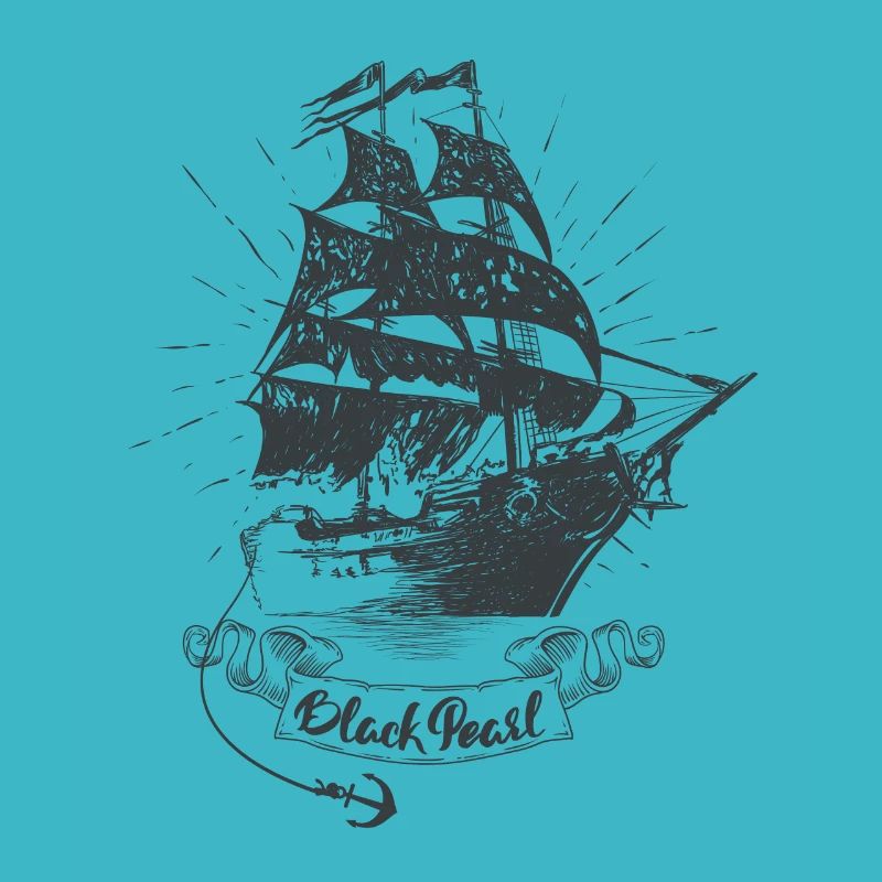 Sailing ship Black Pearl