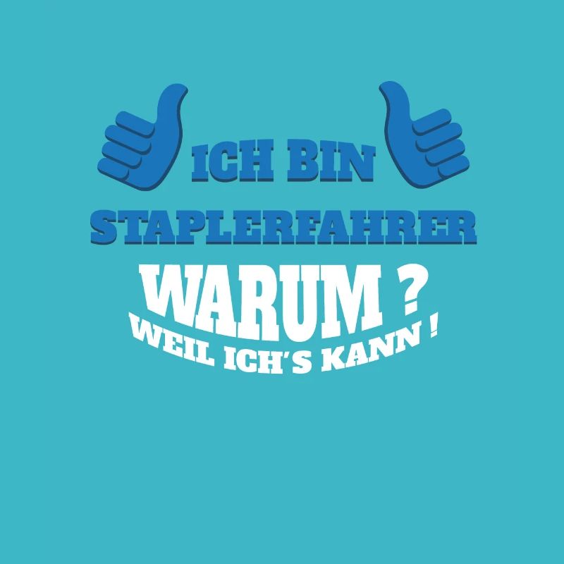 Staplerfahrer Stapler Lagerist Geschenkidee spruch