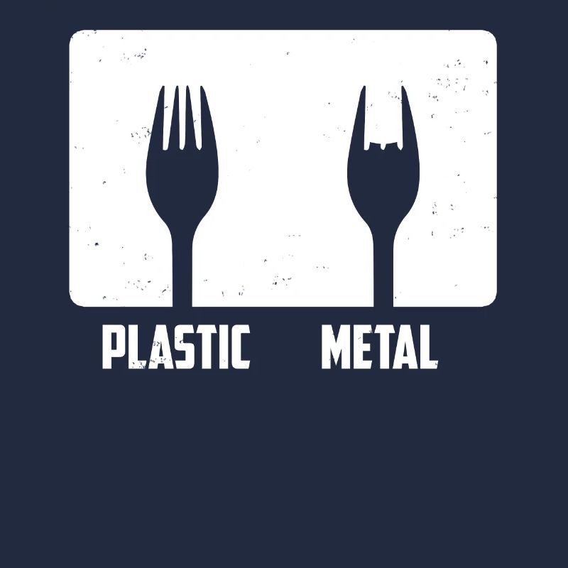 Metal music plastic fork headbang dance gift