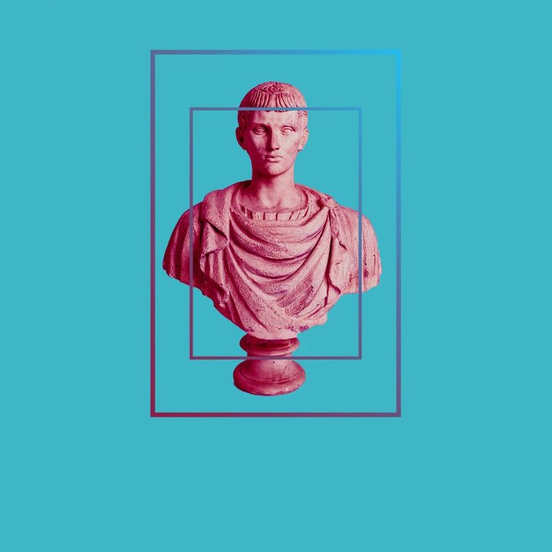 Synthwave Retrowave Style Statue Gift Vaporwave