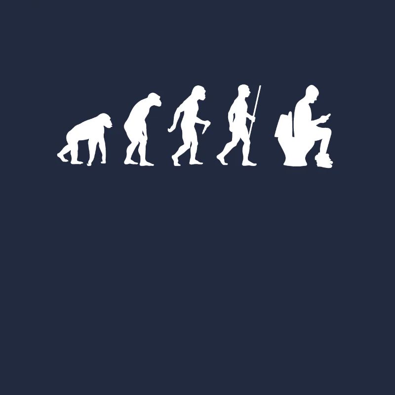 Evolution Toilette Klo Kloschüssel WC Geschenk