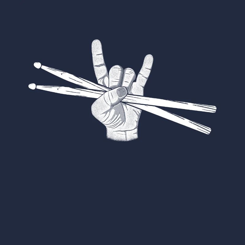 Drummer Devils Horn Drummsticks Schlagzeug