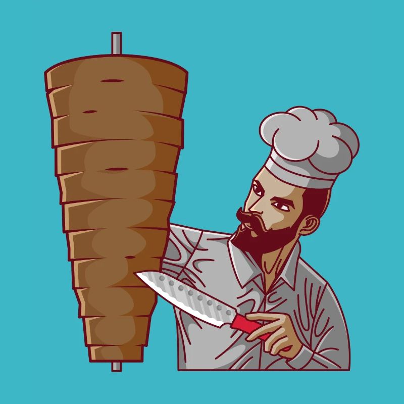 DÖNER KEBAP BAE Cuts In The Döner Restaurant
