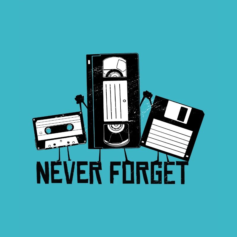 Retro Vintage 80's cassette VHS Funny gift