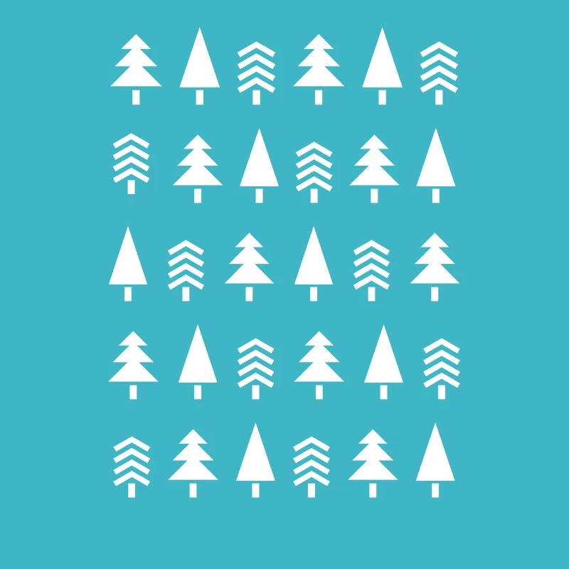 Vintage fir-tree Christmas tree